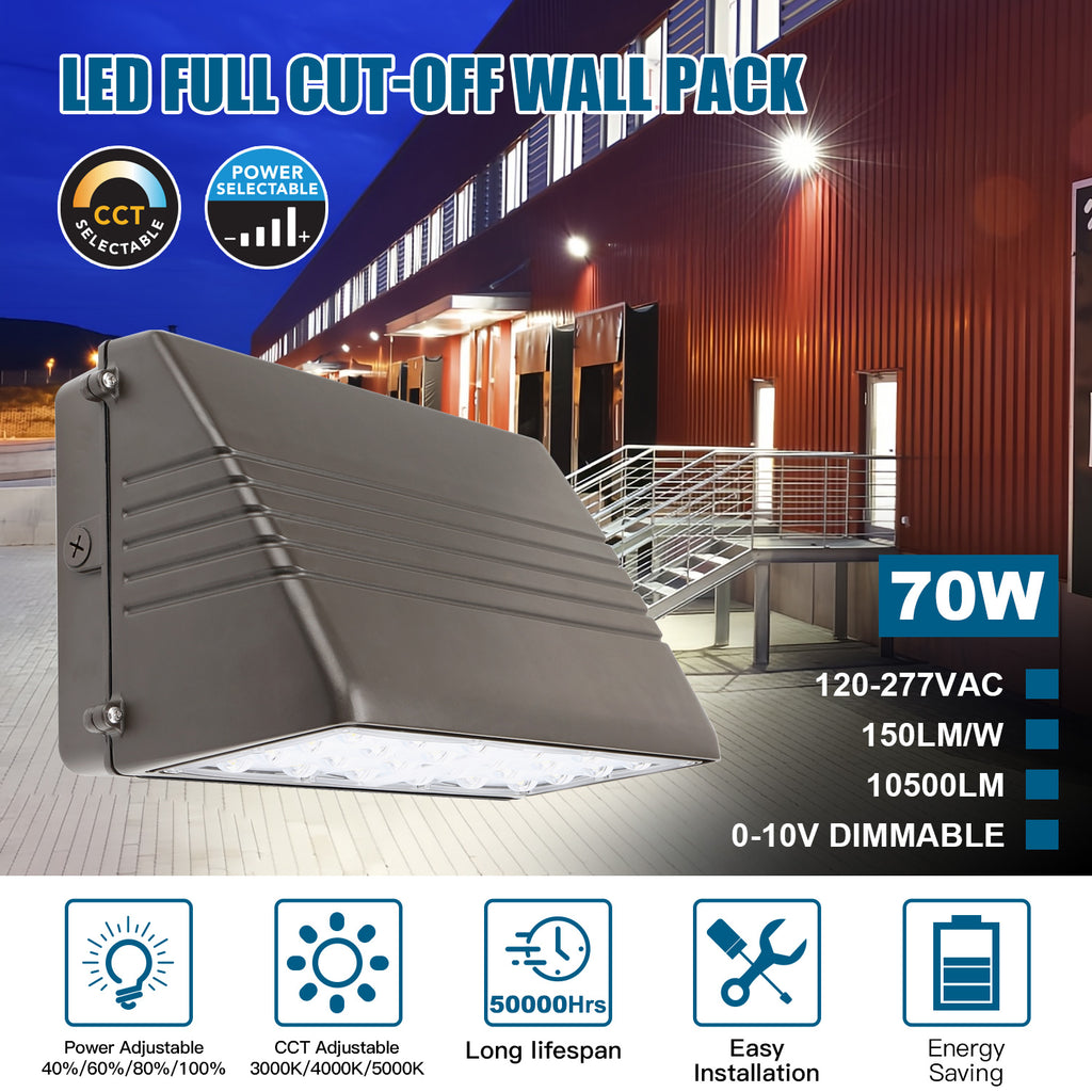 LED Full Cut-off Wall Pack Light